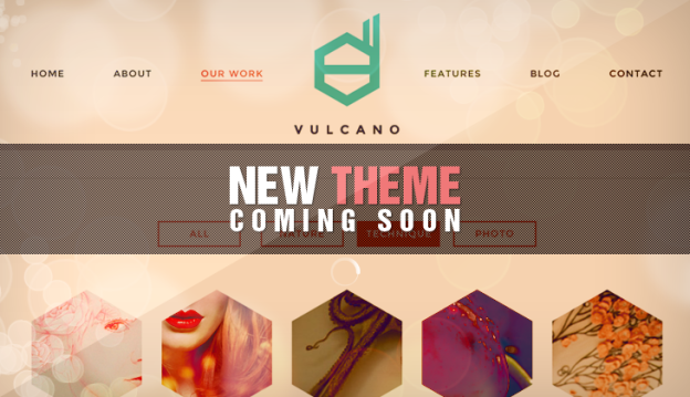 Vulcano Creative WordPress Theme