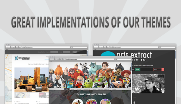 Implementations of our WP themes